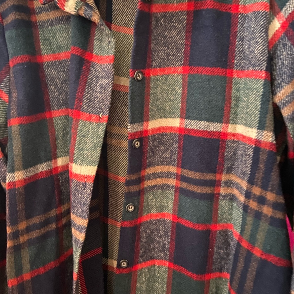 Plaid Women's Jacket Plus Size - Picture 3 of 5
